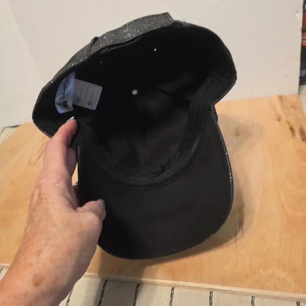 Sparkling Black Disney Star Wars Rhinestone and glitter Cadet Cap